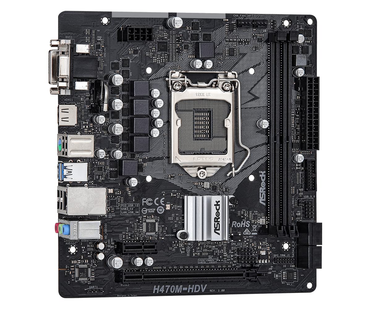 Amazon | ASRock H470M-HDV 第10世代 Intel (ソケット1200
